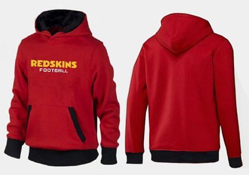 NFL Men's Nike Washington Redskins English Version Pullover Hoodie - Red/Black